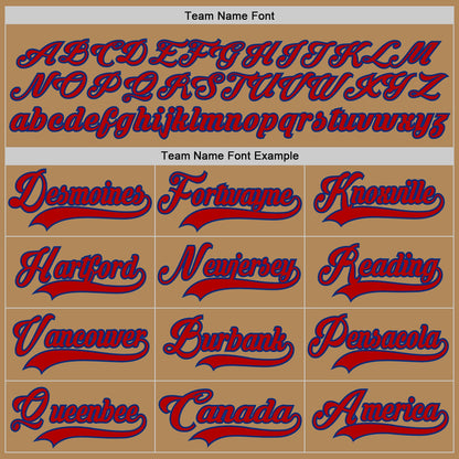Custom Old Gold Red-Royal Hockey Lace Neck Jersey - Sky-Custom