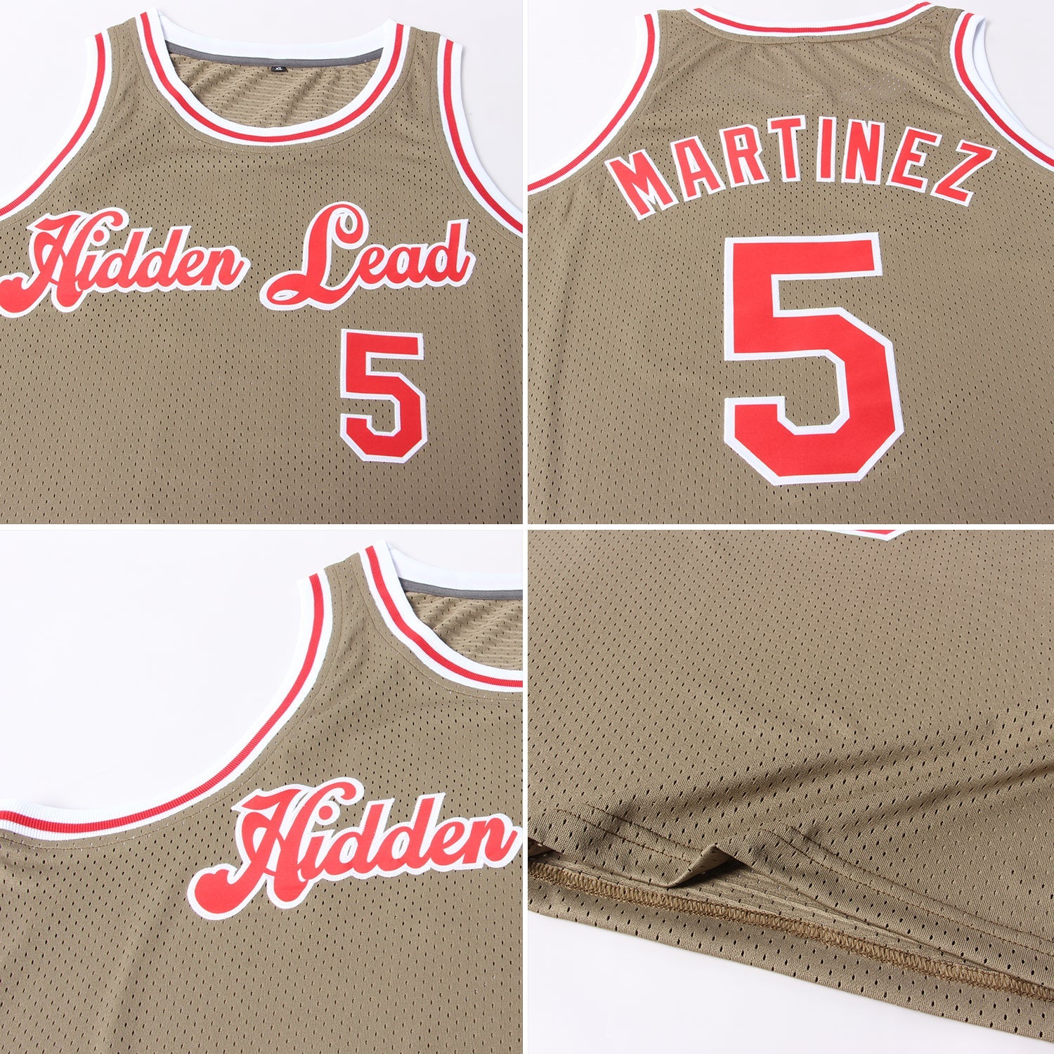 Custom Olive Red-White Authentic Throwback Salute To Service Basketball Jersey - Sky-Custom