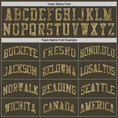 Custom Olive Camo-Old Gold Authentic Throwback Salute To Service Basketball Jersey - Sky-Custom
