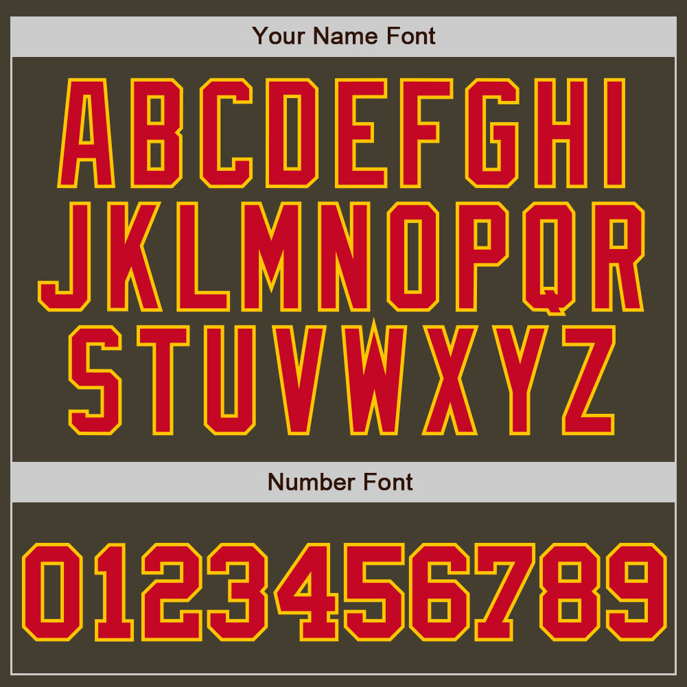 Custom Olive Red-Gold Authentic Throwback Salute To Service Basketball Jersey - Sky-Custom