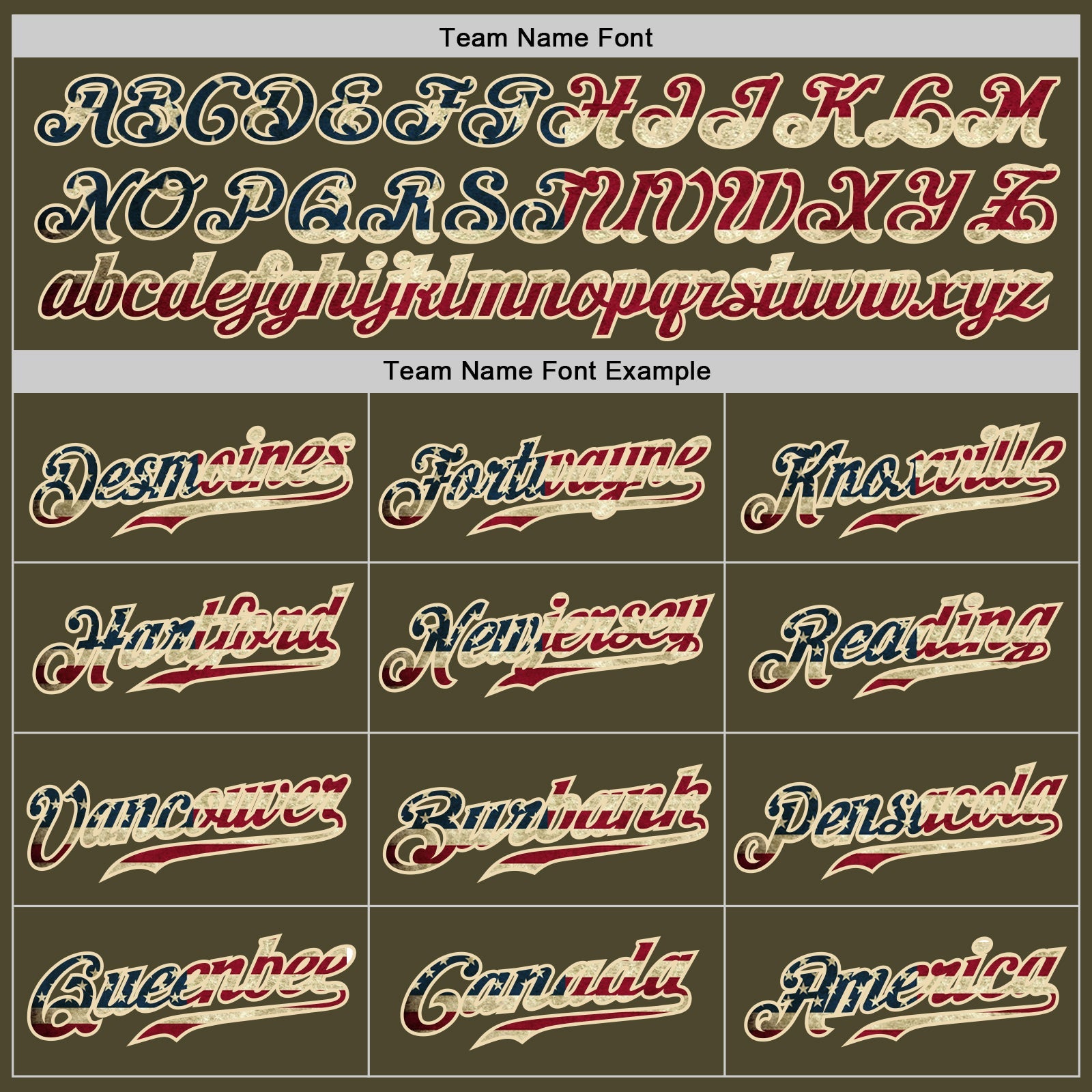 Custom Olive Vintage USA Flag-City Cream Authentic Salute To Service Baseball Jersey - Sky-Custom