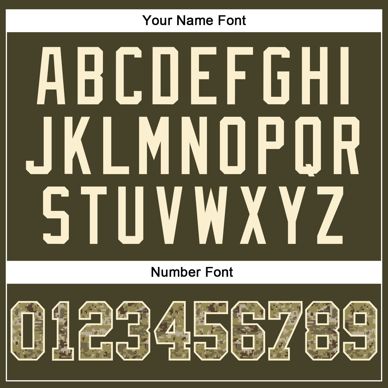 Custom Olive Camo-Cream Authentic Throwback Salute To Service Basketball Jersey - Sky-Custom