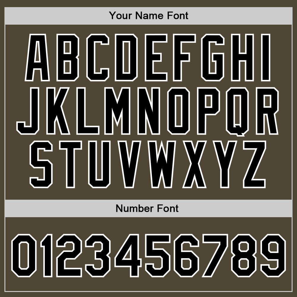 Custom Olive Black-White Authentic Throwback Salute To Service Basketball Jersey - Sky-Custom