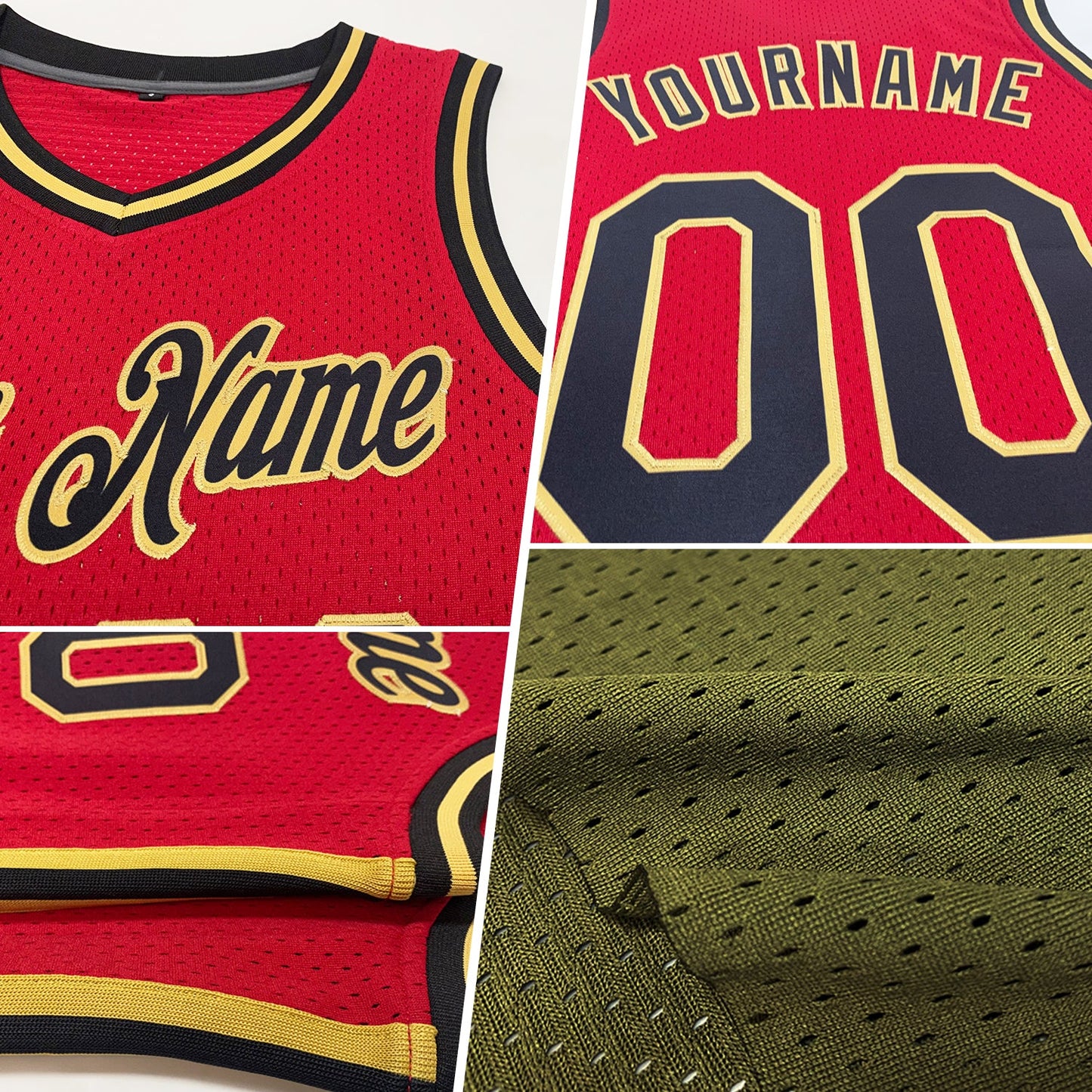 Custom Olive Orange-Black Authentic Throwback Salute To Service Basketball Jersey - Sky-Custom