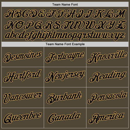 Custom Olive Black-Old Gold Authentic Throwback Salute To Service Basketball Jersey - Sky-Custom