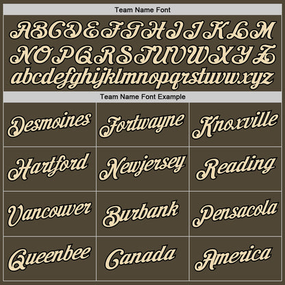 Custom Olive Black-Cream Authentic Throwback Salute To Service Basketball Jersey - Sky-Custom