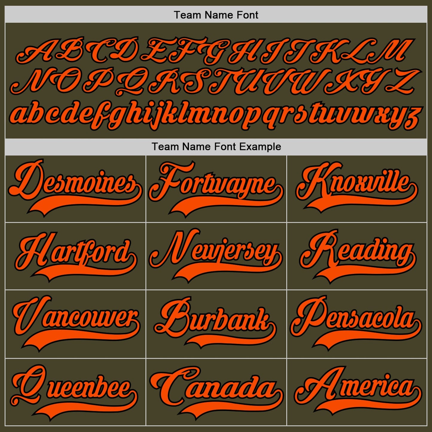 Custom Olive Orange-Black Salute To Service Hockey Lace Neck Jersey - Sky-Custom
