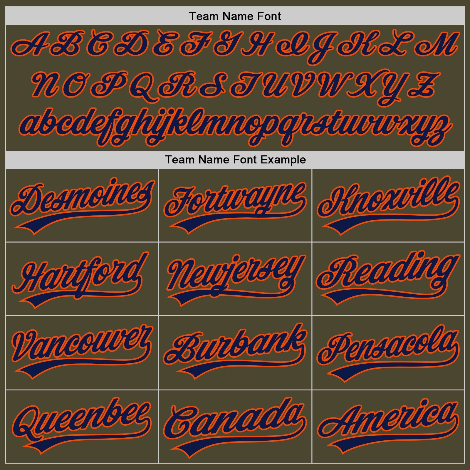 Custom Olive Navy-Orange Authentic Throwback Salute To Service Baseball Jersey - Sky-Custom