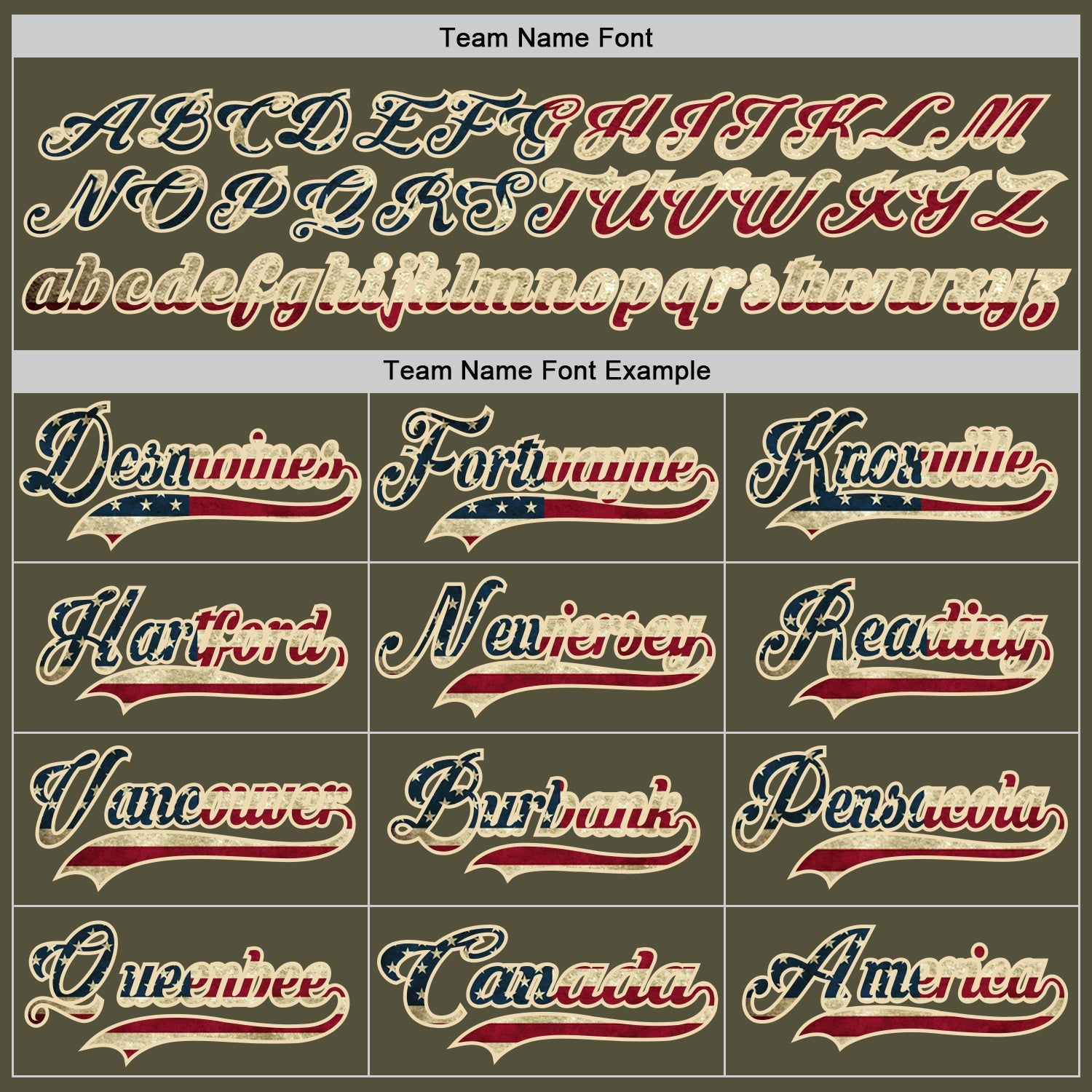 Custom Olive Vintage USA Flag Cream-Black Salute To Service Hockey Jersey - Sky-Custom