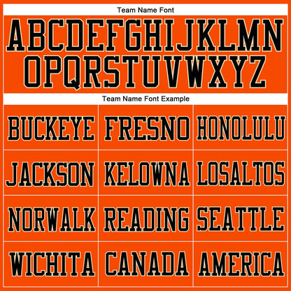 Custom Orange Black-Old Gold Mesh Authentic Football Jersey - Sky-Custom