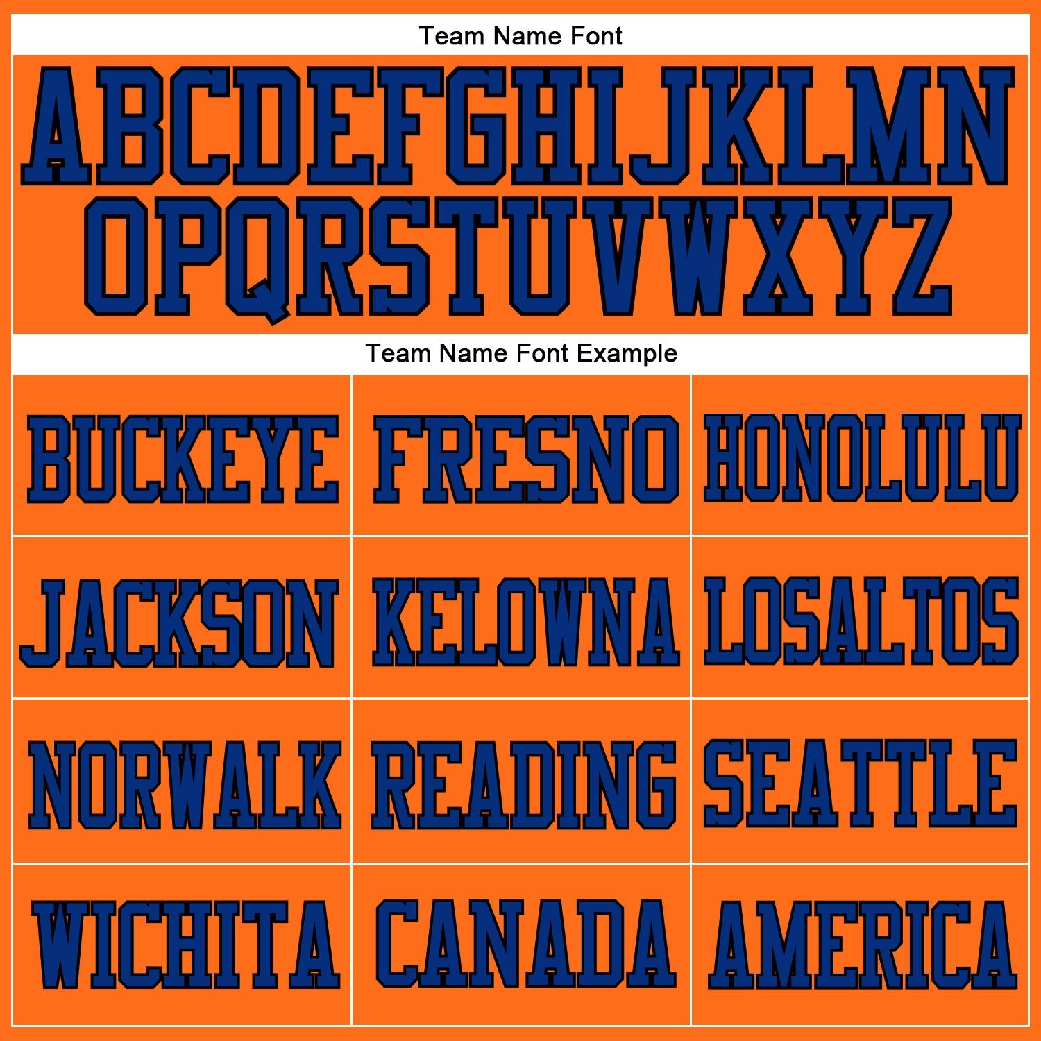 Custom Orange Royal-Black Mesh Authentic Football Jersey - Sky-Custom