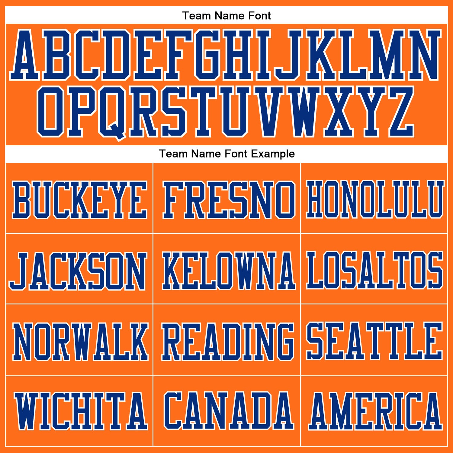 Custom Orange Royal-White Mesh Authentic Football Jersey - Sky-Custom