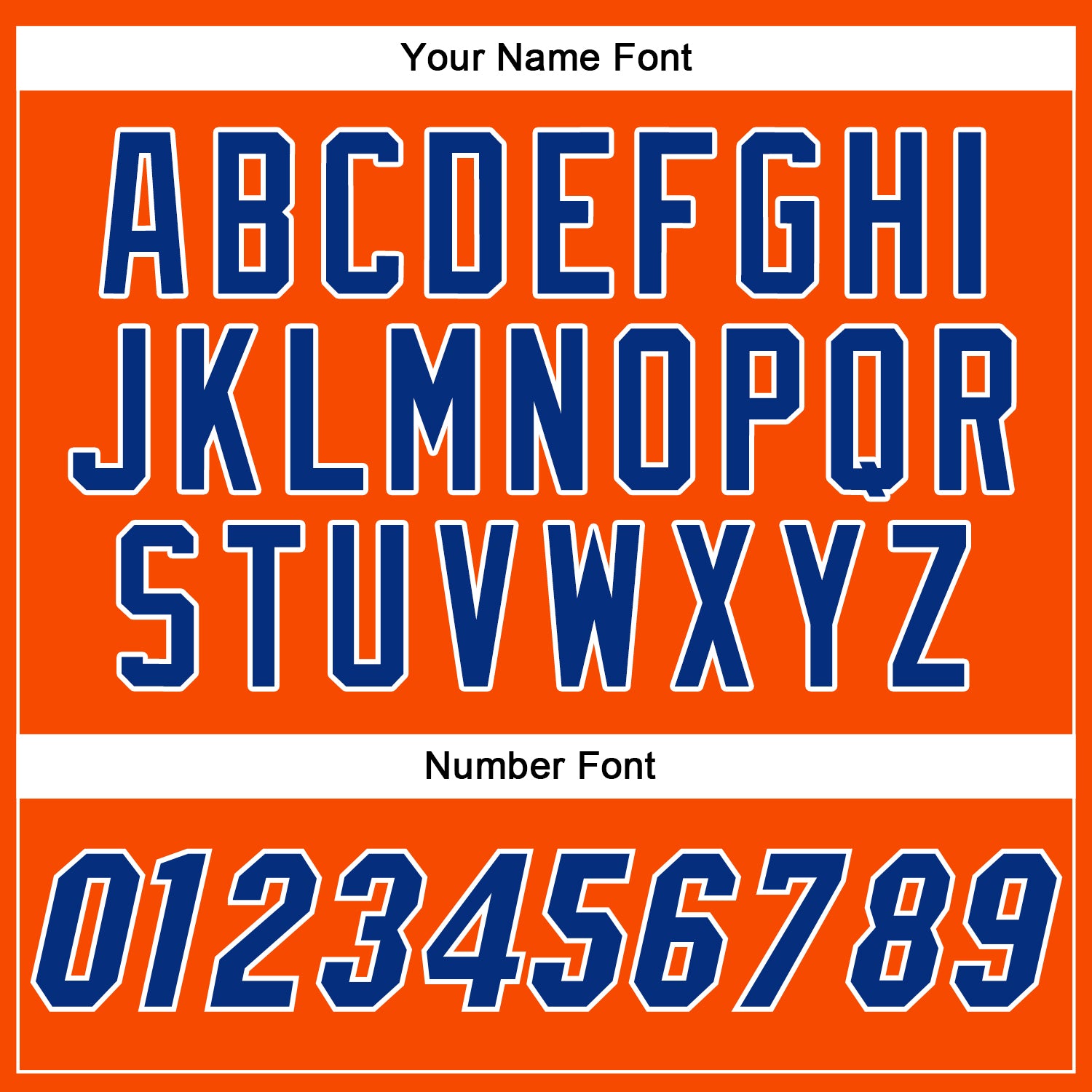 Custom Orange Royal-White Authentic Baseball Jersey - Sky-Custom