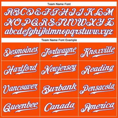 Custom Orange White-Purple Authentic Sleeveless Baseball Jersey - Sky-Custom