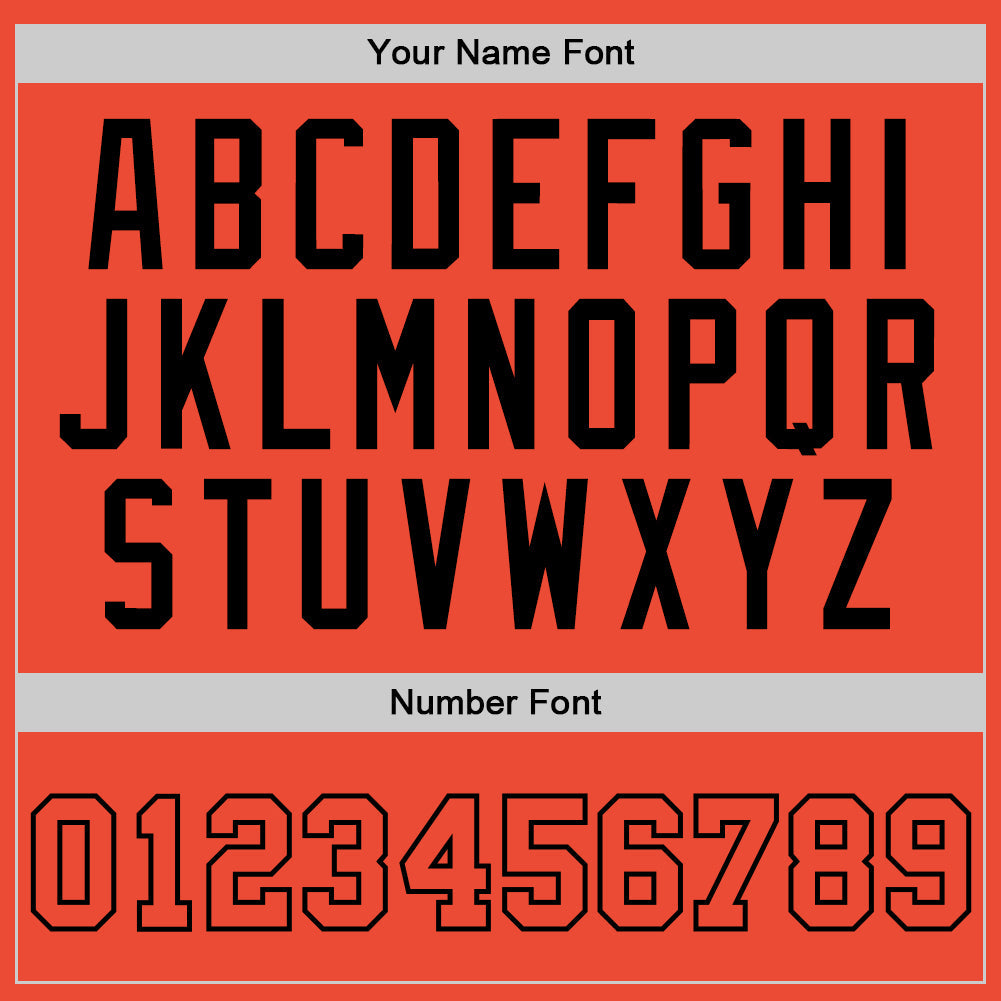 Custom Orange Orange-Black Authentic Throwback Basketball Jersey - Sky-Custom