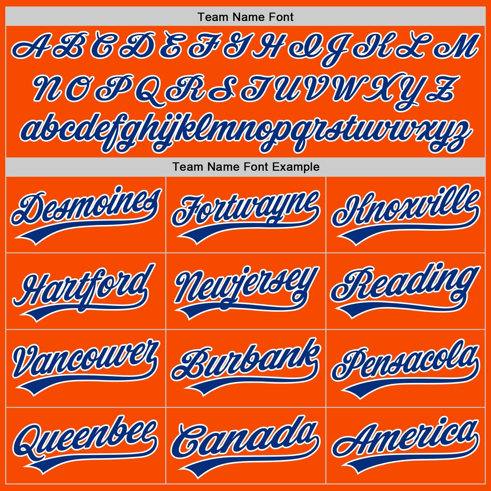 Custom Orange Royal-White Authentic Baseball Jersey - Sky-Custom