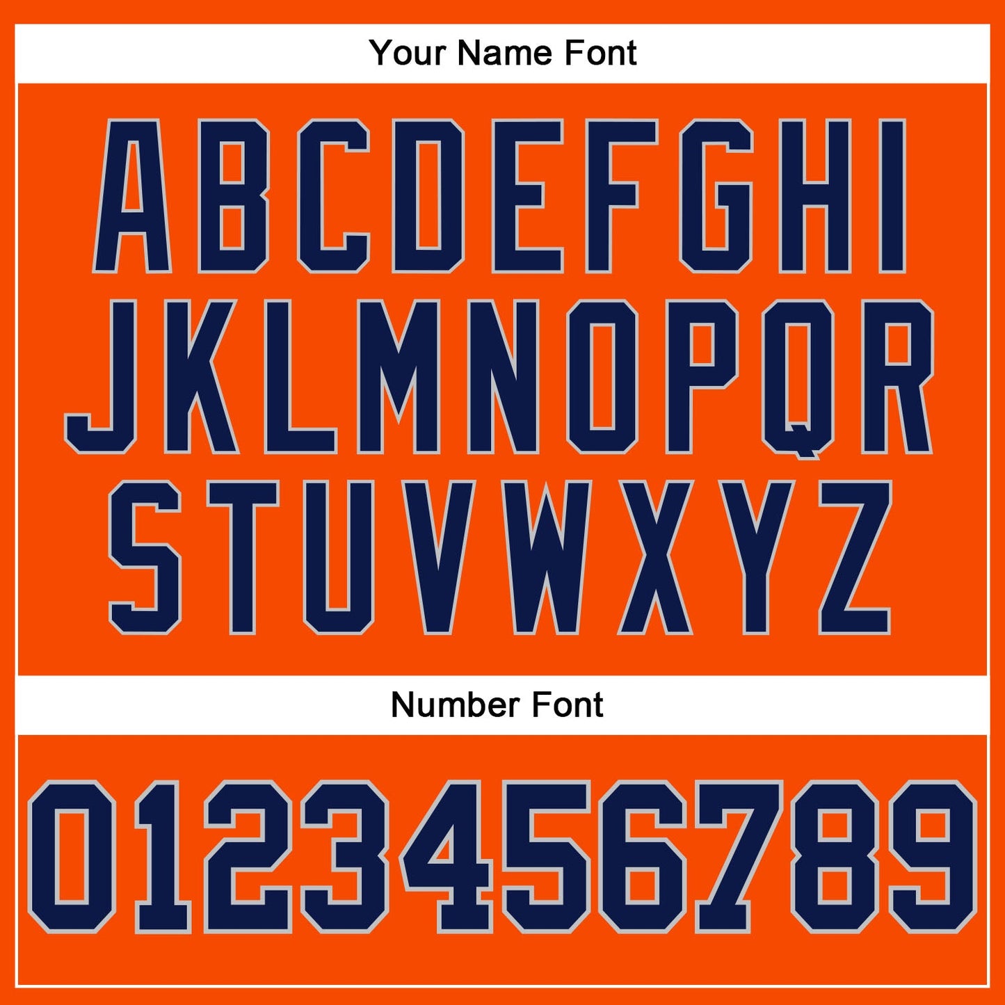 Custom Orange Navy-Gray Authentic Throwback Basketball Jersey - Sky-Custom