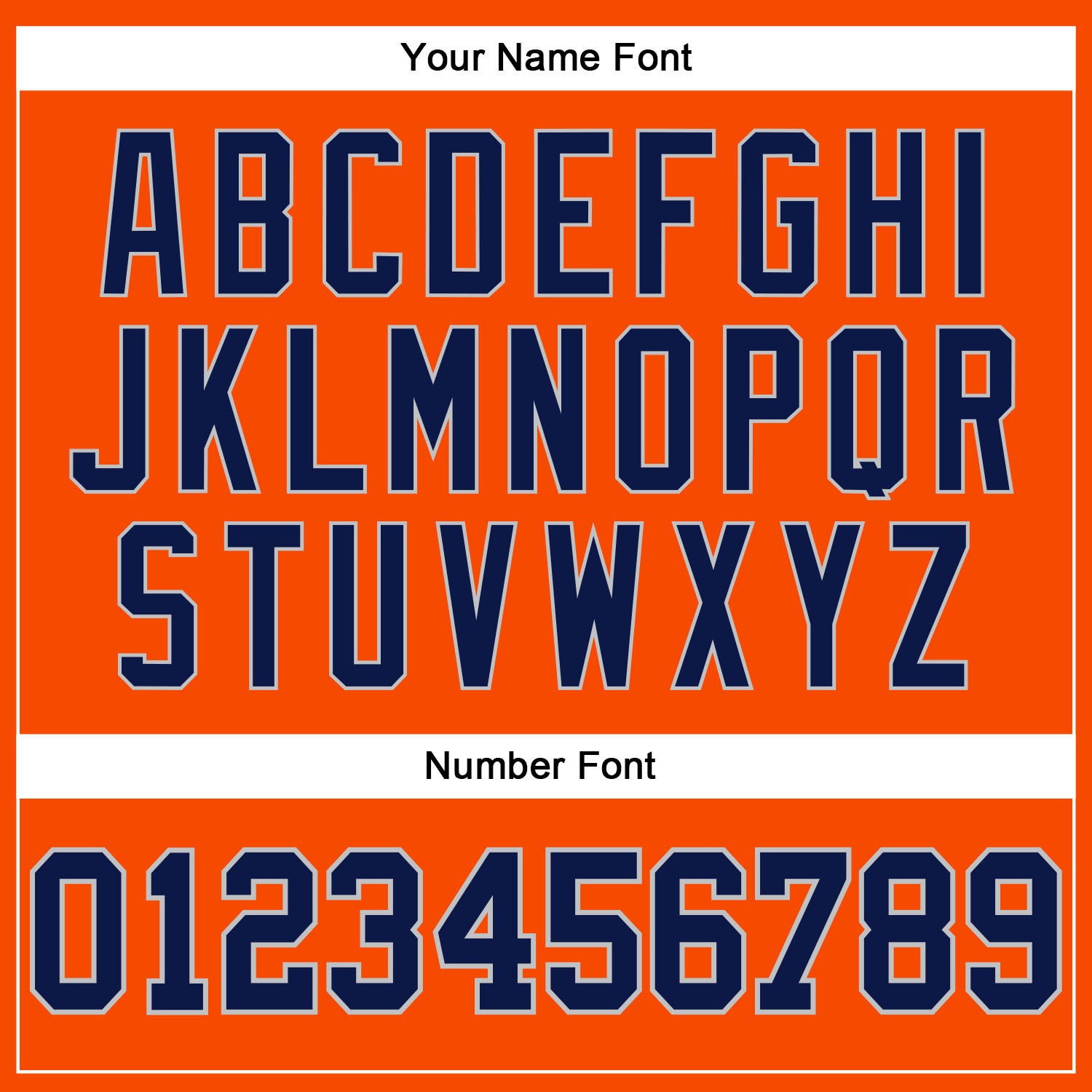 Custom Orange Navy-Gray Authentic Throwback Basketball Jersey - Sky-Custom