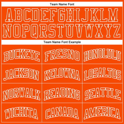 Custom Orange Orange-White Authentic Throwback Basketball Jersey - Sky-Custom
