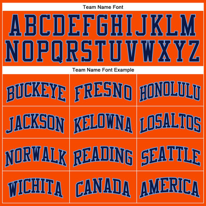 Custom Orange Light Blue-Navy Authentic Throwback Basketball Jersey - Sky-Custom