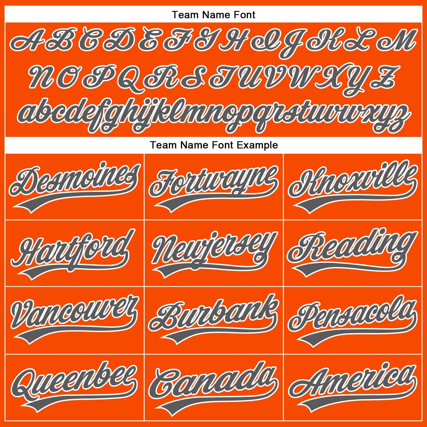 Custom Orange White Pinstripe Steel Gray Authentic Baseball Jersey - Sky-Custom