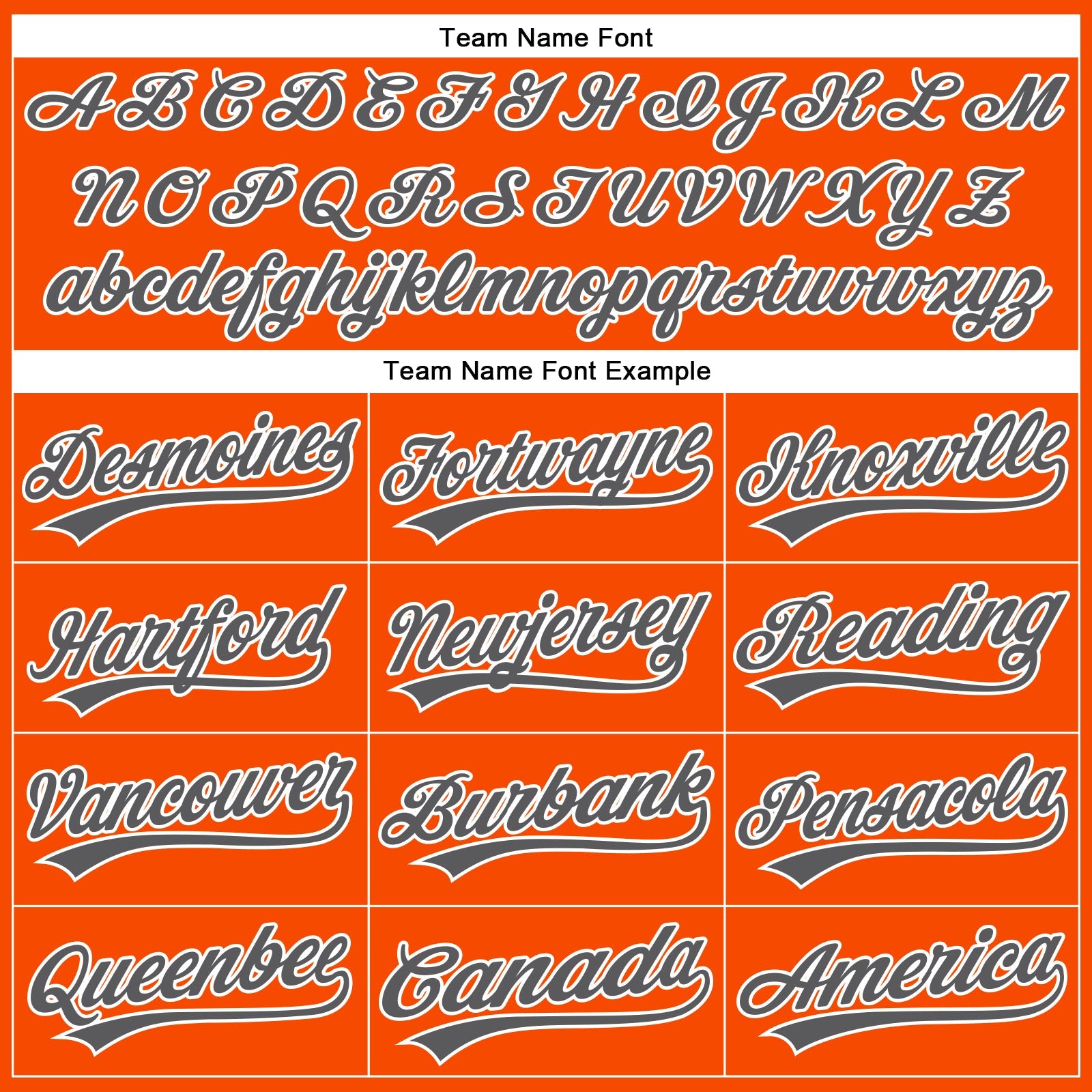 Custom Orange White Pinstripe Steel Gray Authentic Baseball Jersey - Sky-Custom