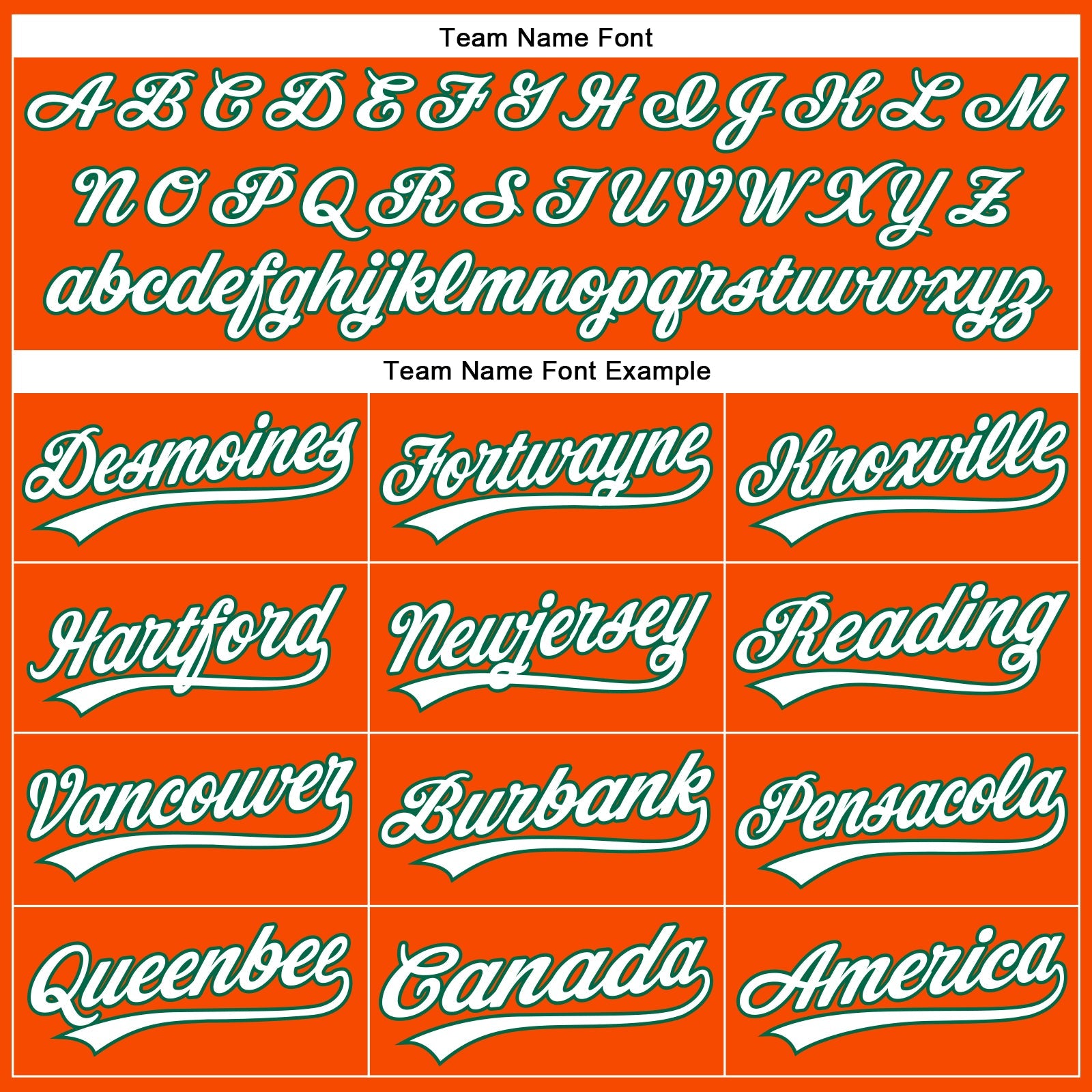 Custom Orange White Pinstripe Kelly Green Authentic Baseball Jersey - Sky-Custom