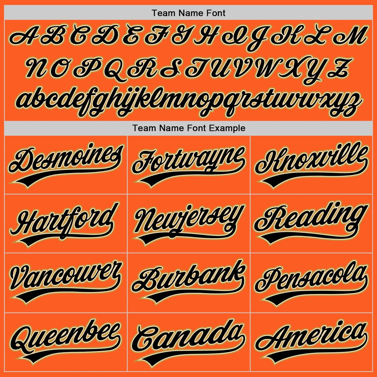 Custom Orange Black Cream-Old Gold Authentic Throwback Baseball Jersey - Sky-Custom