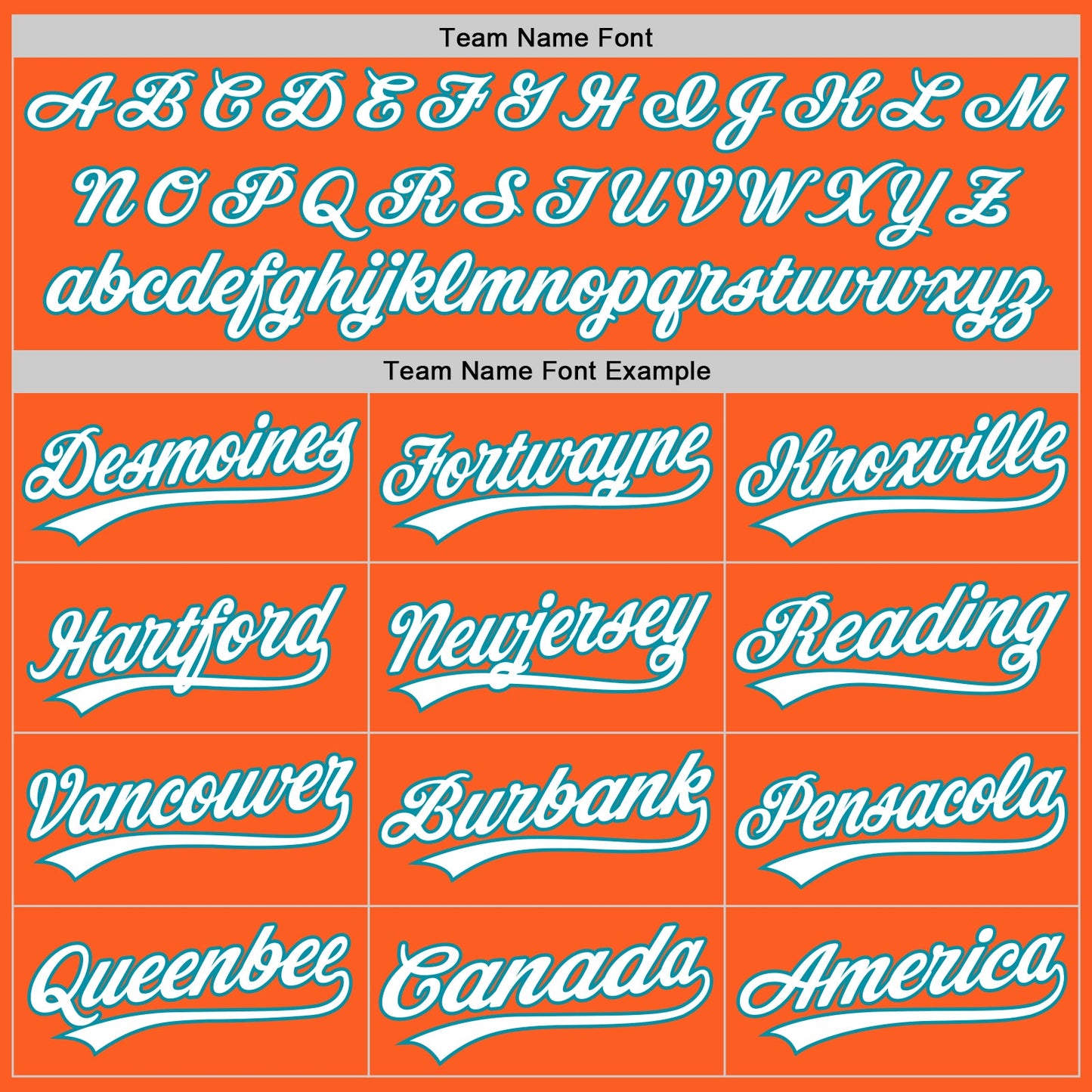 Custom Orange White-Teal Authentic Throwback Baseball Jersey - Sky-Custom