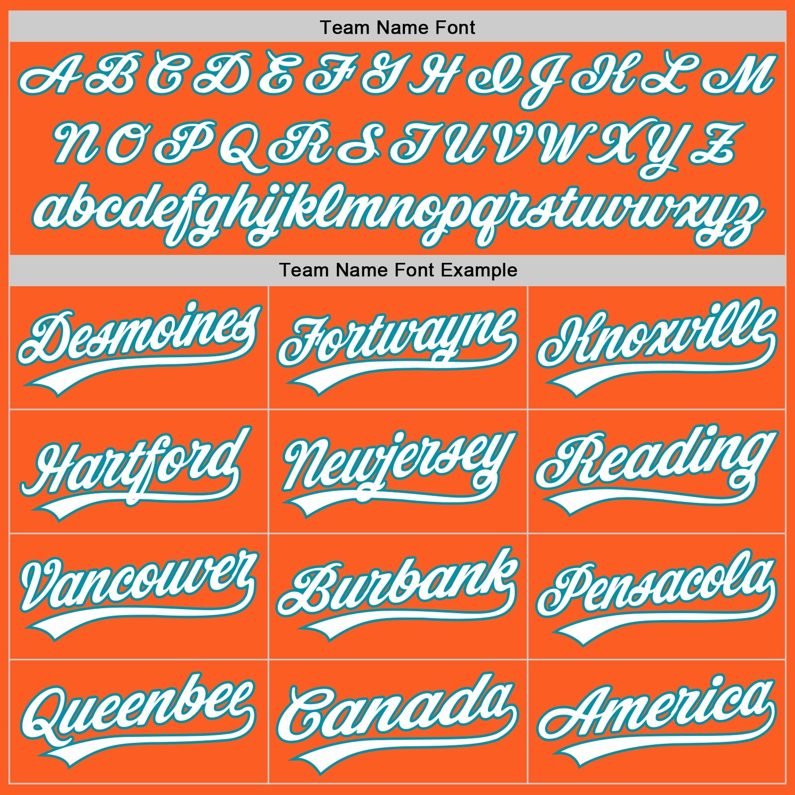 Custom Orange White-Teal Authentic Throwback Baseball Jersey - Sky-Custom