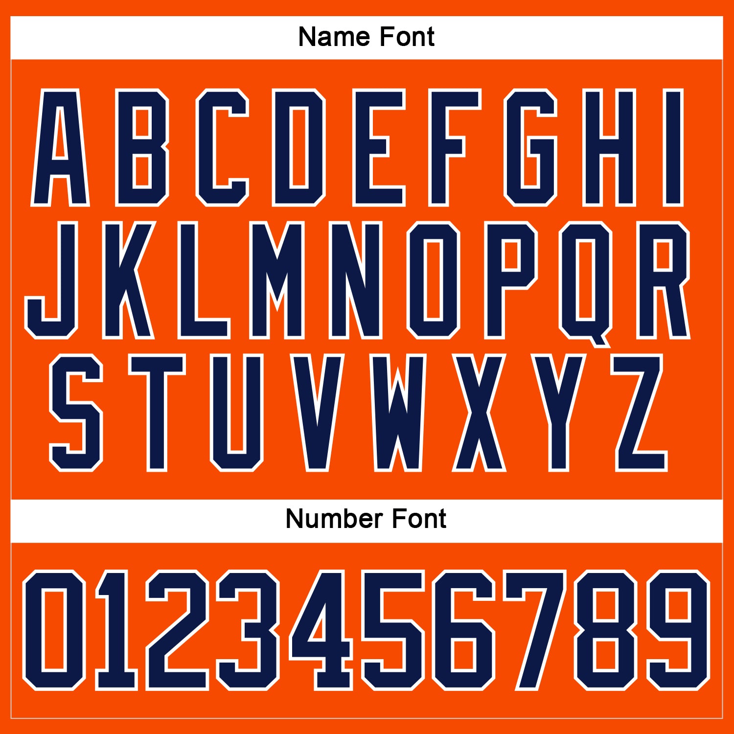 Custom Orange Navy-White Hockey Lace Neck Jersey - Sky-Custom