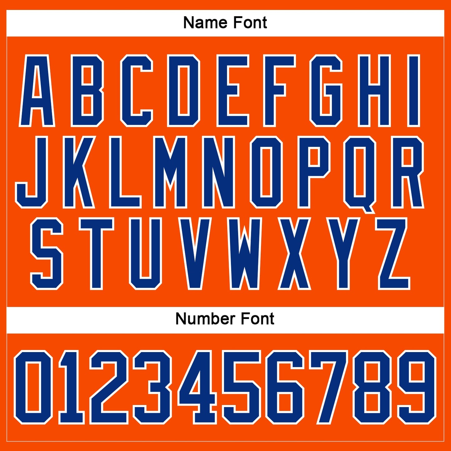 Custom Orange Royal-White Hockey Lace Neck Jersey - Sky-Custom