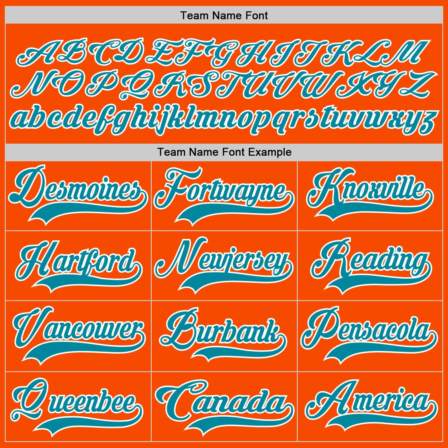 Custom Orange Teal-White Hockey Lace Neck Jersey - Sky-Custom