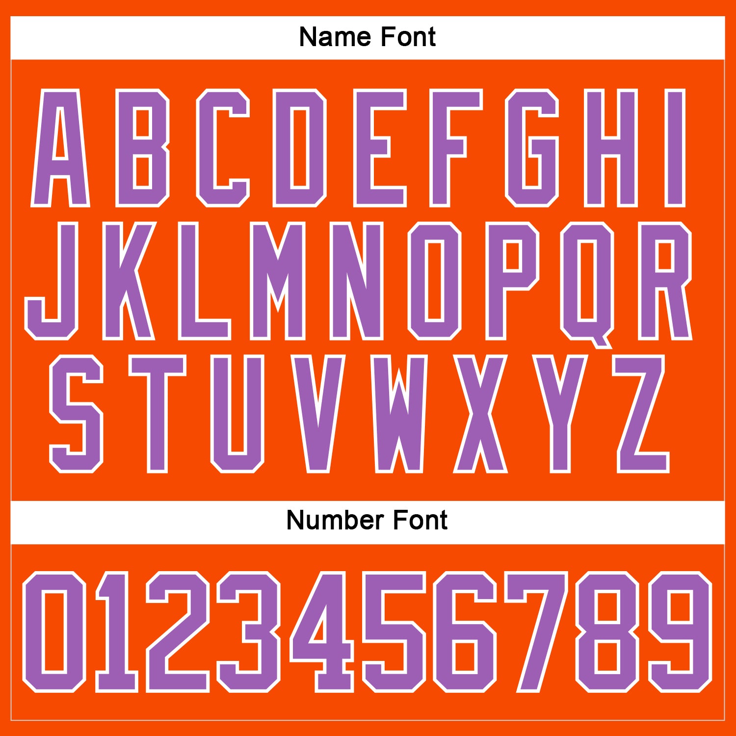 Custom Orange Medium Purple-White Hockey Lace Neck Jersey - Sky-Custom