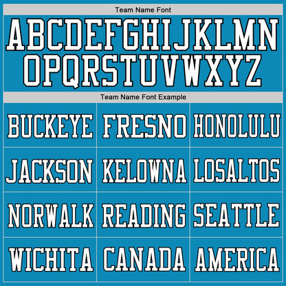 Custom Panther Blue White-Old Gold Mesh Authentic Football Jersey - Sky-Custom