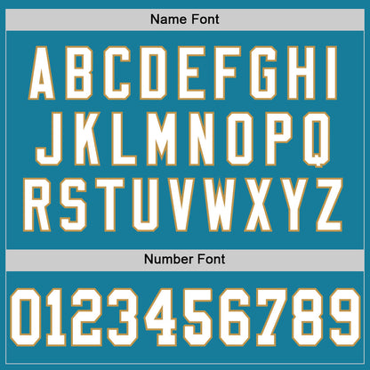 Custom Panther Blue White-Old Gold Mesh Authentic Throwback Football Jersey - Sky-Custom