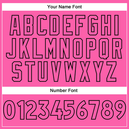 Custom Pink Pink-Black Authentic Throwback Basketball Jersey - Sky-Custom