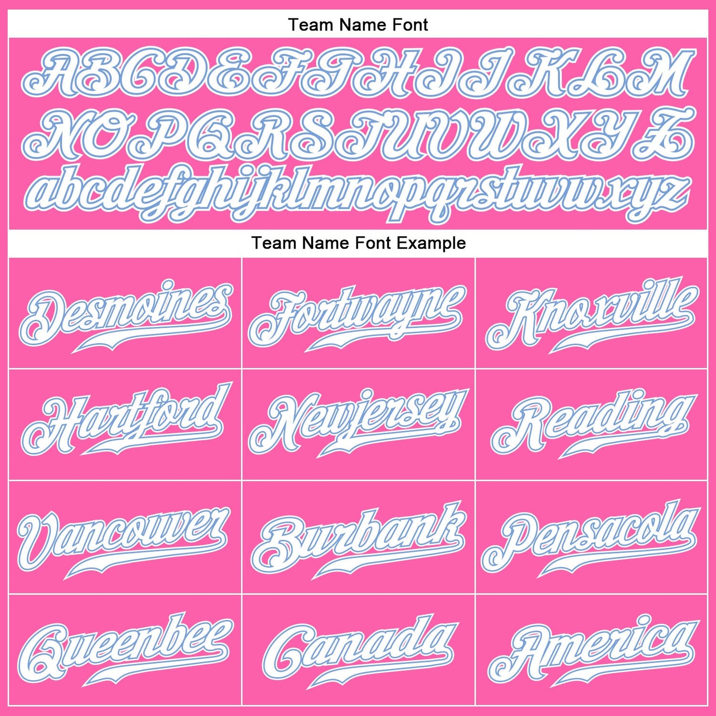 Custom Pink White-Light Blue Authentic Baseball Jersey - Sky-Custom