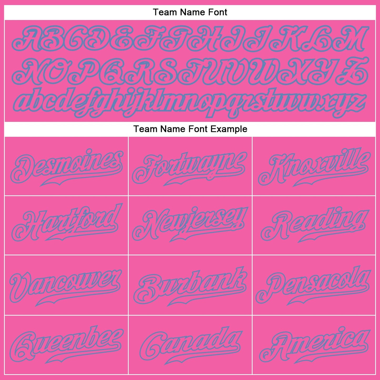Custom Pink Pink-Light Blue Authentic Baseball Jersey - Sky-Custom