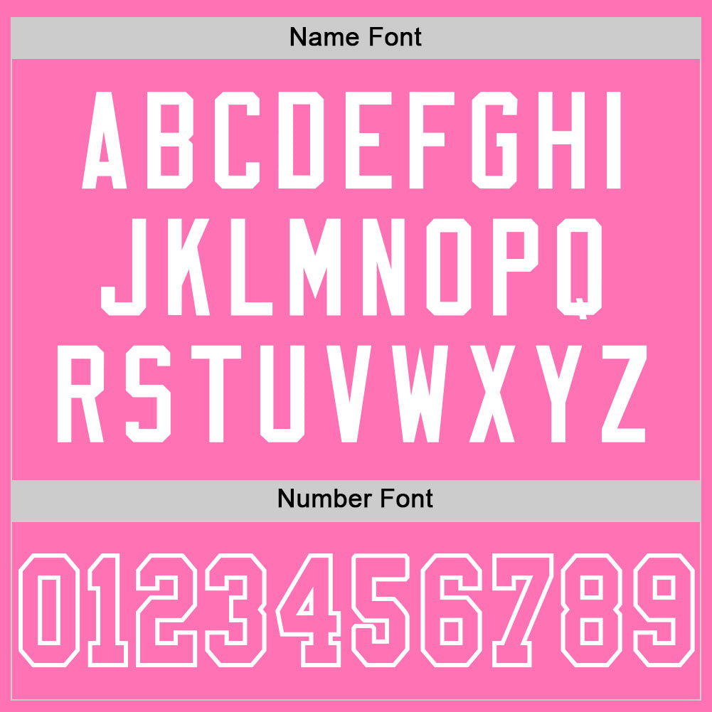 Custom Pink Pink-White Mesh Authentic Football Jersey - Sky-Custom