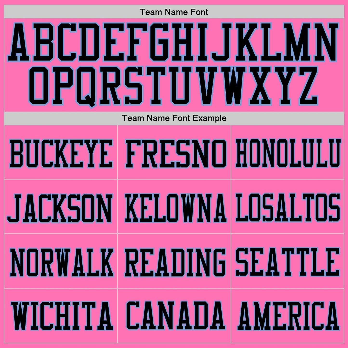 Custom Pink Black-Light Blue Mesh Authentic Football Jersey - Sky-Custom