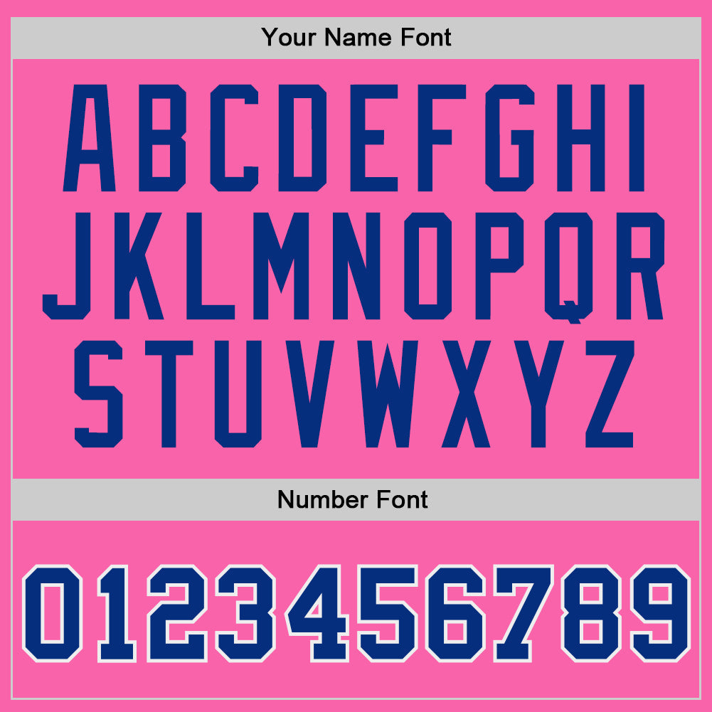 Custom Pink Royal-White Authentic Throwback Basketball Jersey - Sky-Custom