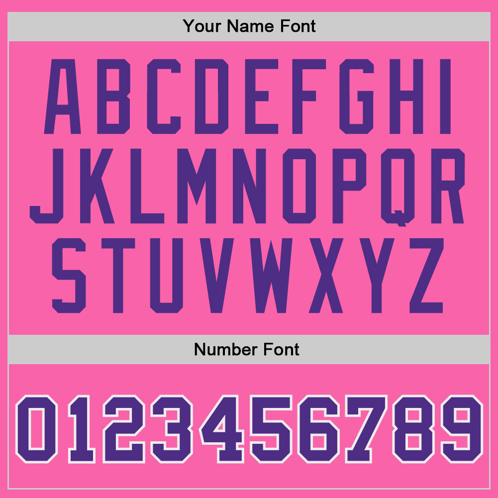 Custom Pink Purple-White Authentic Throwback Basketball Jersey - Sky-Custom