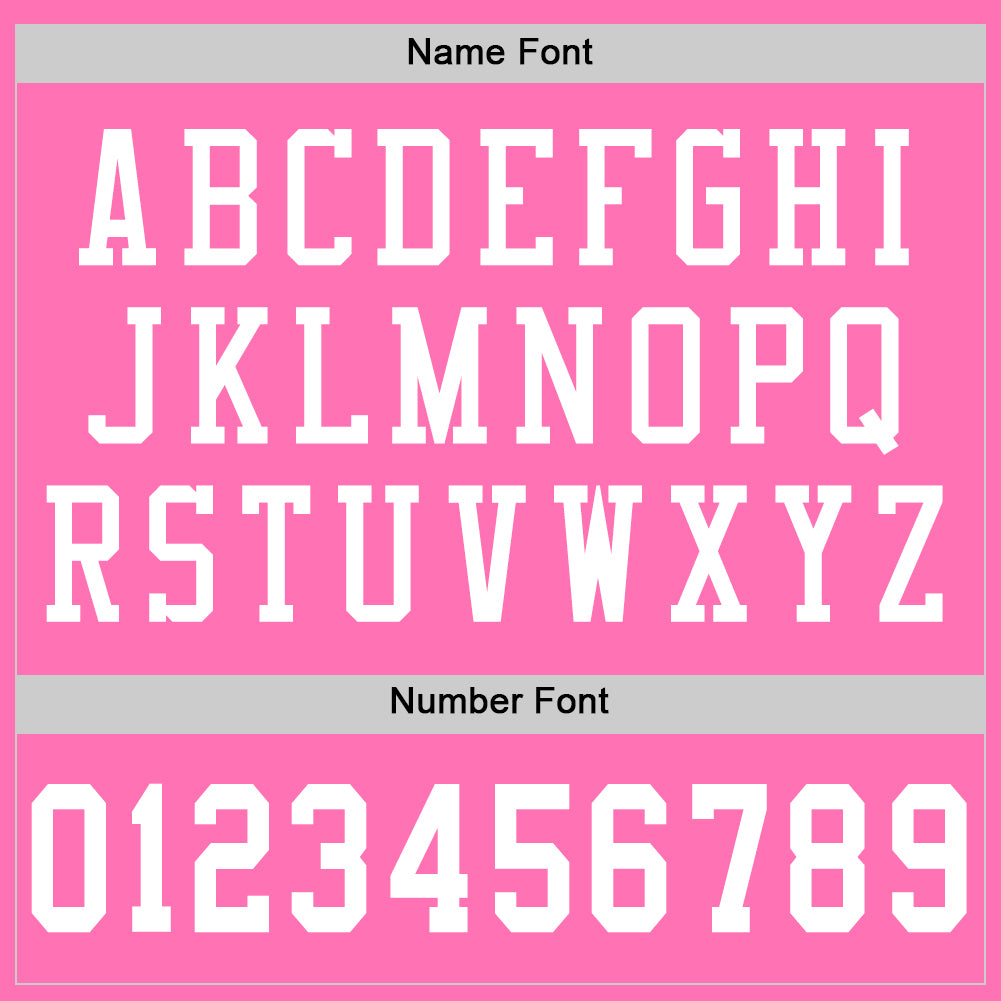 Custom Pink White Mesh Authentic Football Jersey - Sky-Custom