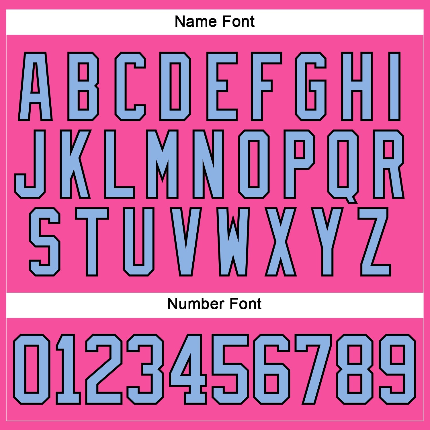 Custom Pink Light Blue-Black Hockey Lace Neck Jersey - Sky-Custom