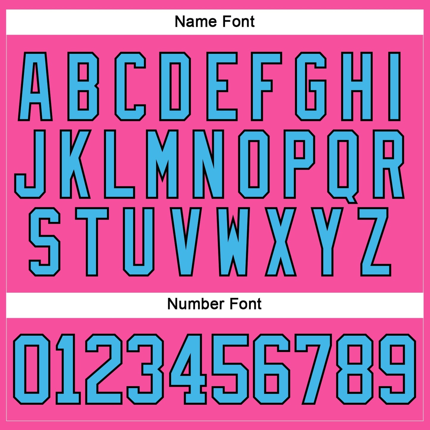 Custom Pink Sky Blue-Black Hockey Lace Neck Jersey - Sky-Custom