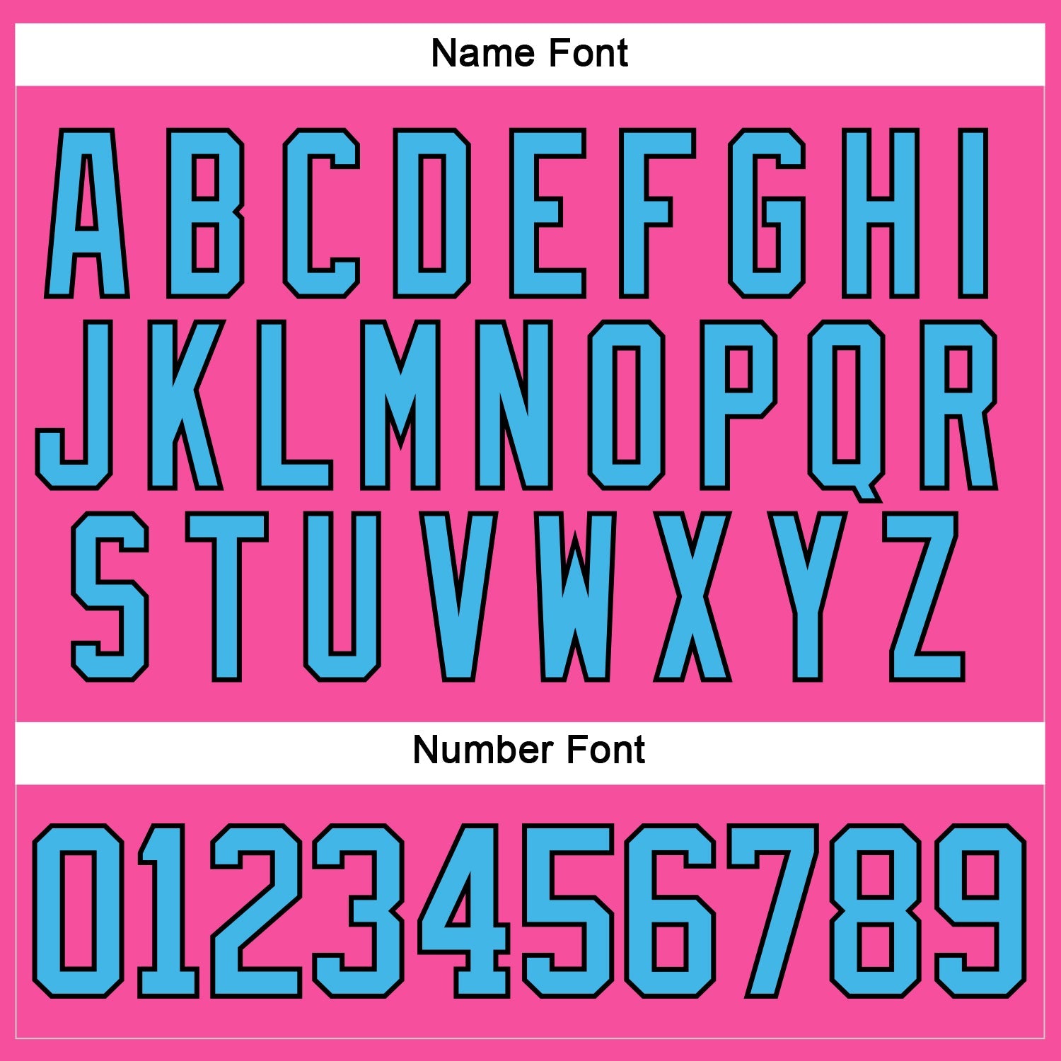 Custom Pink Sky Blue-Black Hockey Lace Neck Jersey - Sky-Custom