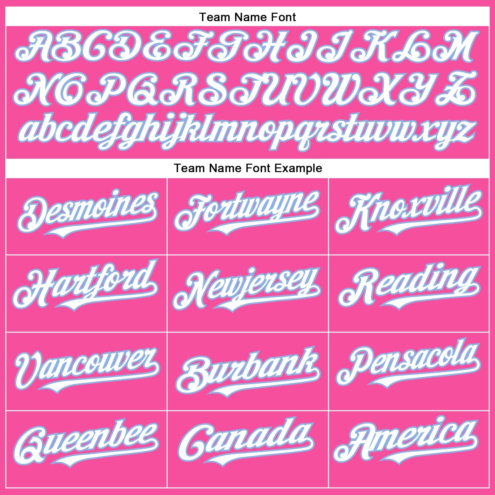 Custom Pink White-Light Blue Authentic Baseball Jersey - Sky-Custom