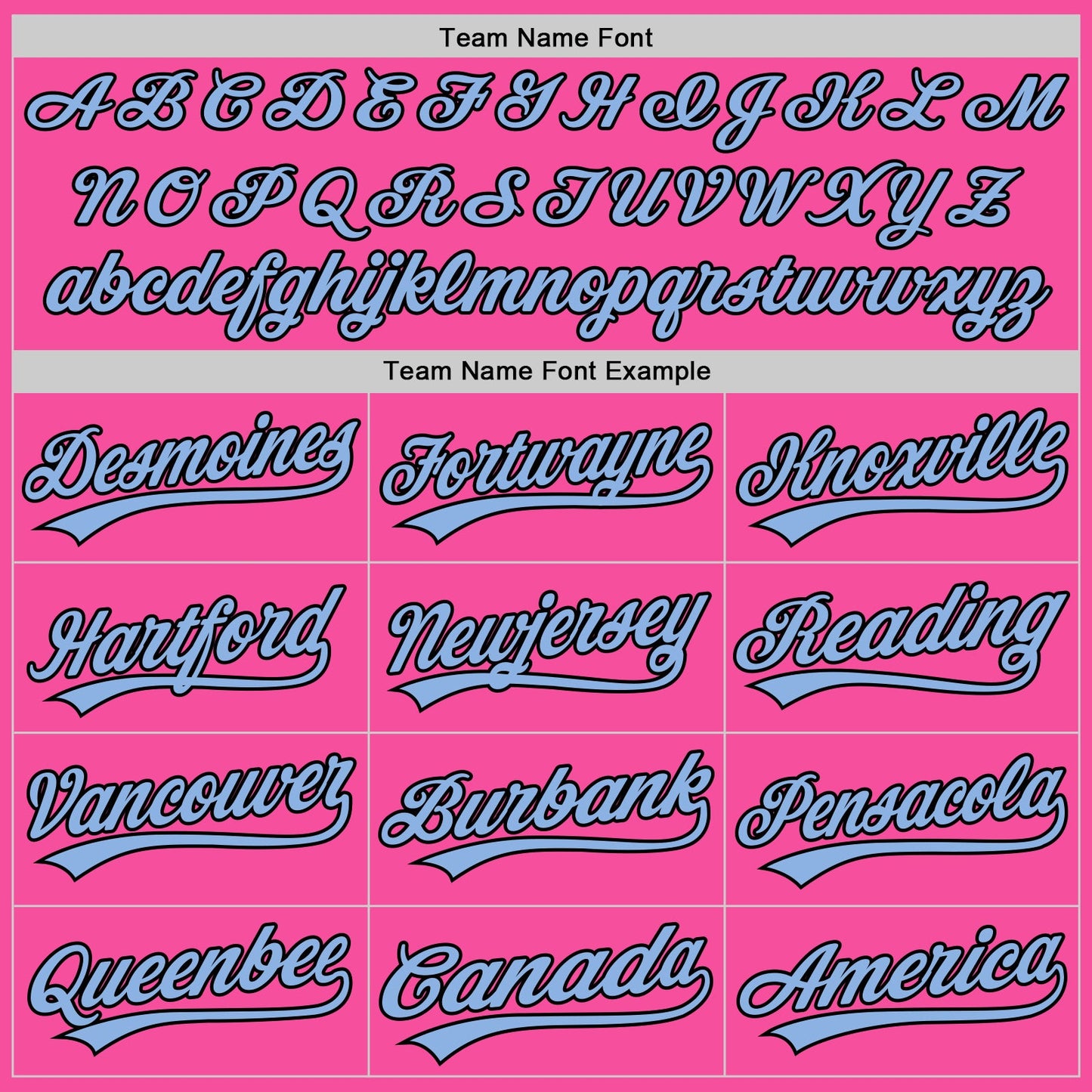 Custom Pink Light Blue-Black Authentic Baseball Jersey - Sky-Custom