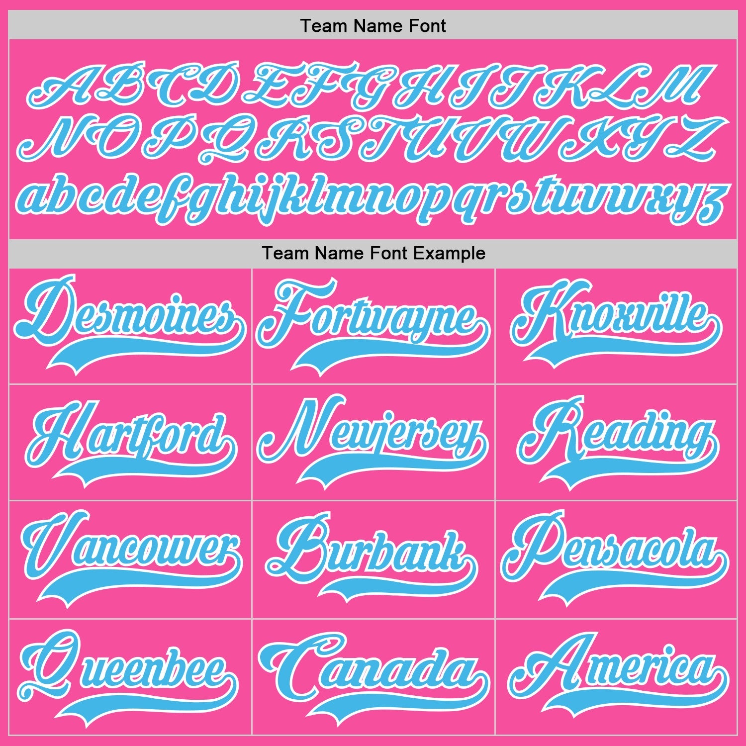 Custom Pink Sky Blue-White Hockey Lace Neck Jersey - Sky-Custom